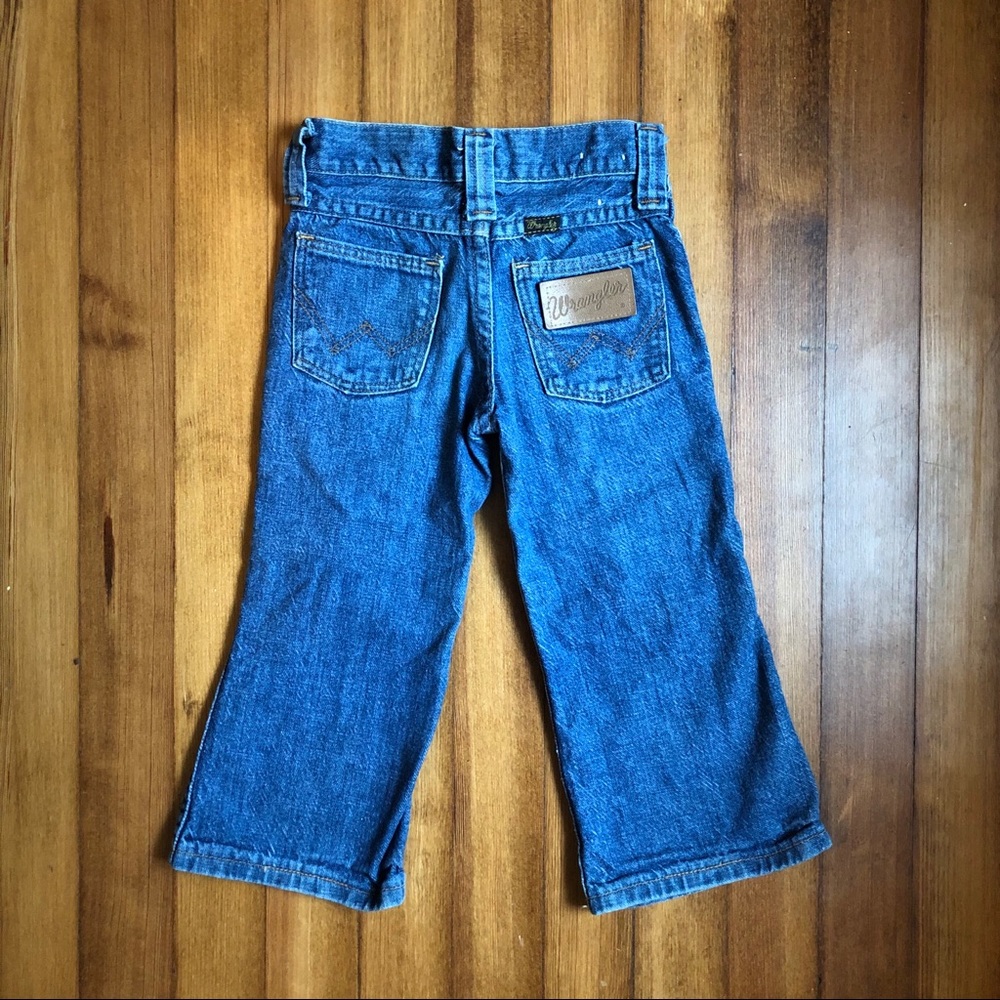 70s Vintage KIDS Wrangler Jeans | Sz 4 | 20” waist